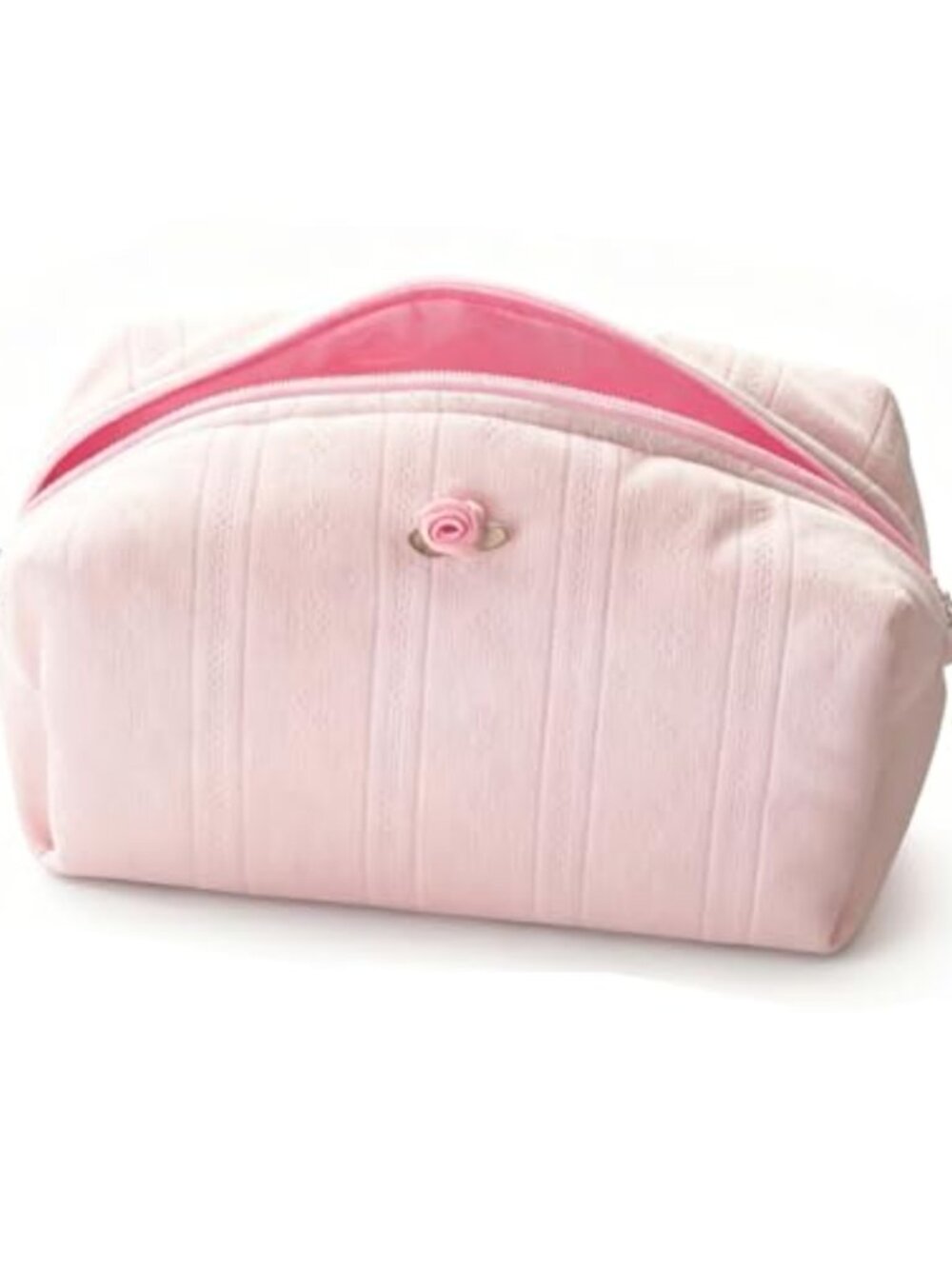 Cotton Makeup Bag Large Capacity Travel Cosmetic Pouch Portable Toiletry Bag